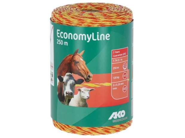 Fil de clôture EconomyLine orange 250m