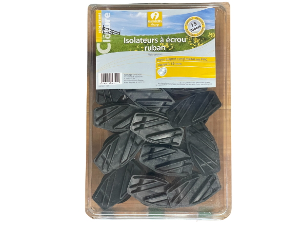 Isolateurs pour ruban à écrou