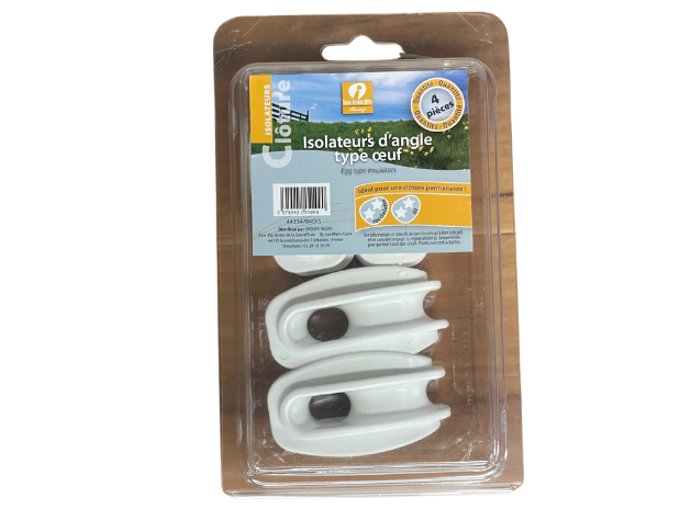 Isolateurs d'angle type œuf