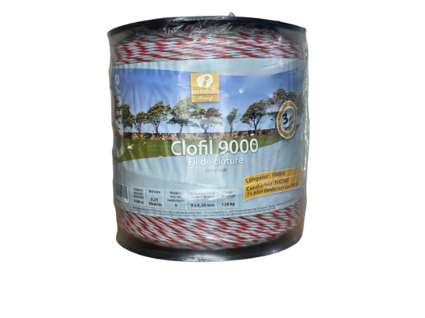 Cordelette de clôture clofil 9000 - 1000m