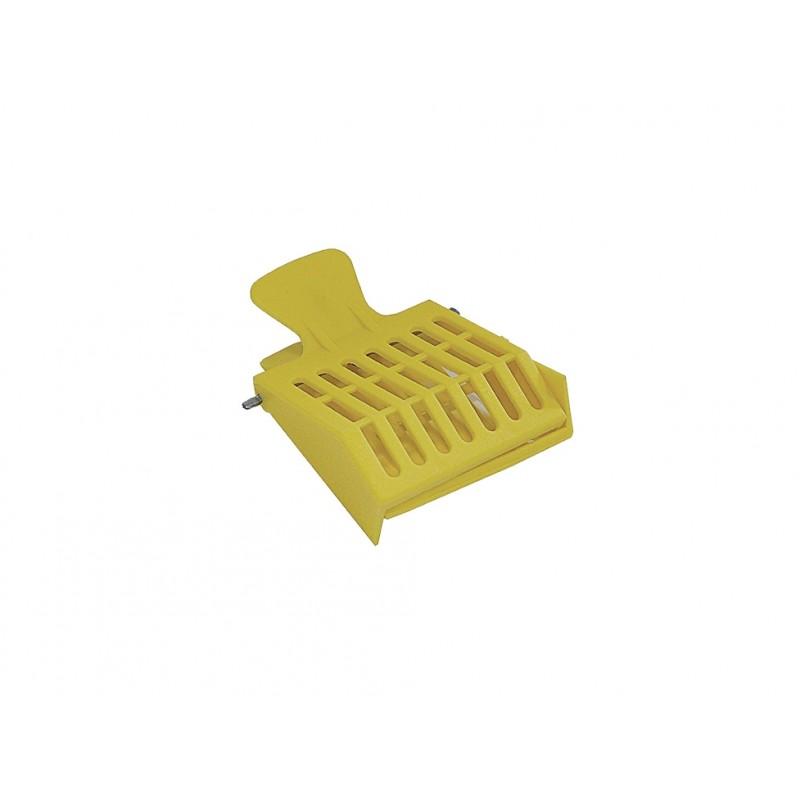 Pince à reine en plastique jaune