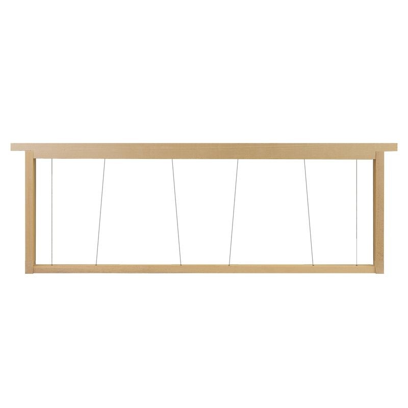 Cadre droit avec fil vertical pour hausse Dadant / 10