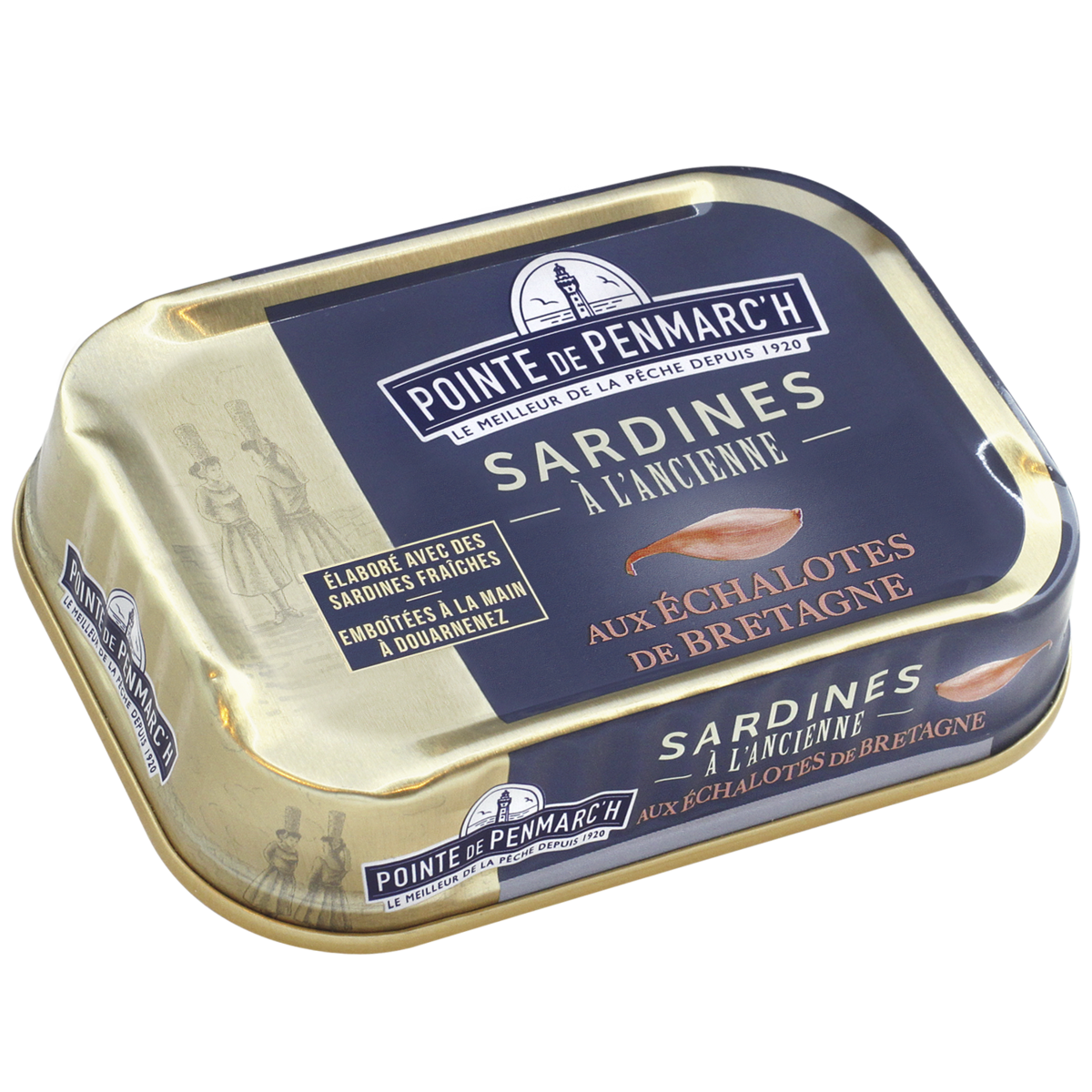 Sardines à l'ancienne à l'huile d'olive et aux échalotes