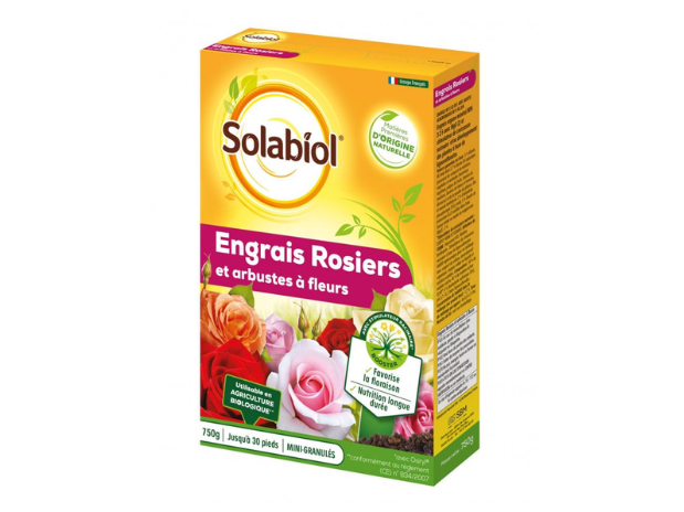 engrais rosiers et arbustes à fleurs