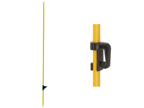 Piquet en fibre de verre ovale