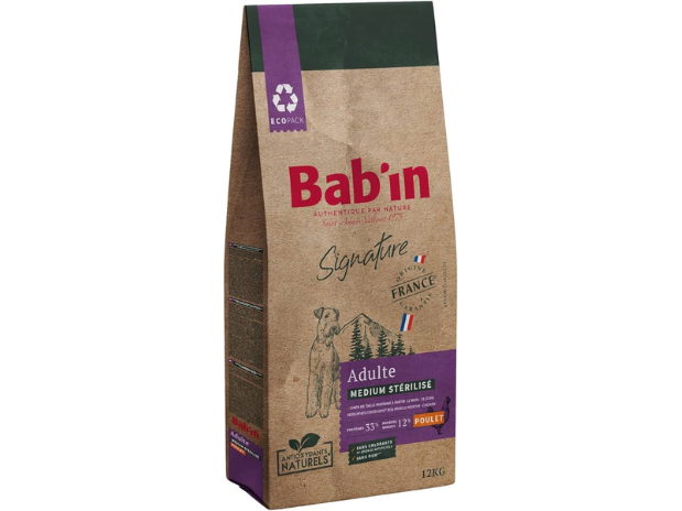 Bab'in signature medium adulte stérilisé 12kg