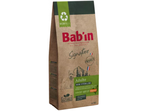 Bab'in signature mini stérilisé 2kg